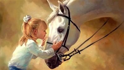 Horse Melts 8 Million Hearts When Reaches Down To Kiss Little Boy ‎