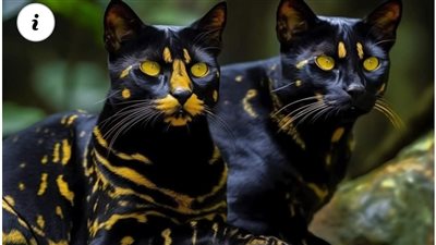 Be fascinated by the unique and delicate patterns of this rare cat breed