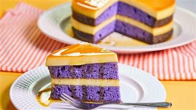 UBE FLAN CAKE