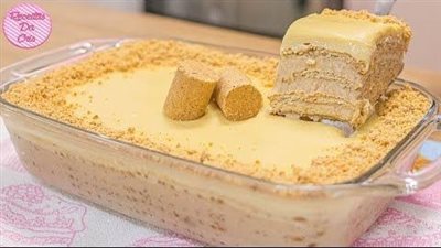 Paçoca pavé with white chocolate