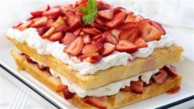 Sheet Pan Strawberry Shortcake