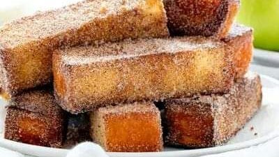 Fried Apple Spice Cake Sticks