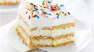 Birthday Cake Lasagna