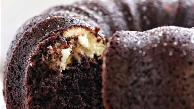 Chocolate Bundt Cake with Cream Cheese Filling