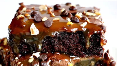 Texas Turtle Sheet Cake