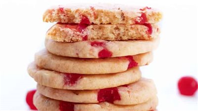 Cherry Icebox Cookies