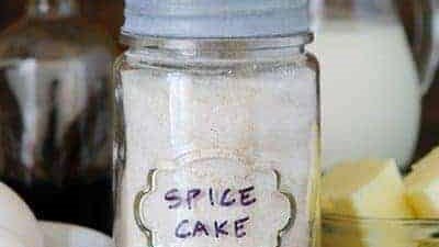 homemade spice cake mix