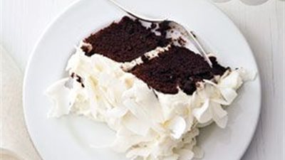 Chocolate Cake with Coconut Cream