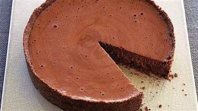 Rich chocolate mousse torte
