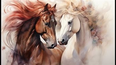 The Harmony of Equine Partnerships: Exploring the Beauty and Bond of Horse Pairs  ‎