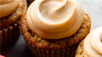 Apple Cupcakes with Salted Caramel Frosting