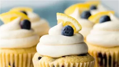 Lemon Blueberry Cupcakes