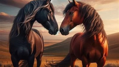 A Journey Through Equine Bonds: Exploring the Harmony of Horse Pairs (VIDEO)  ‎