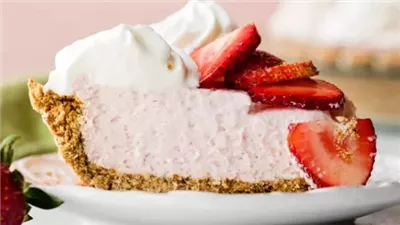 Strawberry No Bake Cheesecake Pie