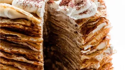 Tiramisu Crepe Cake