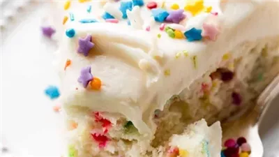 Easy Homemade Sprinkle Cake