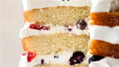 Fresh Berry Cream Cake
