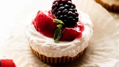 Mini No-Bake Cheesecakes