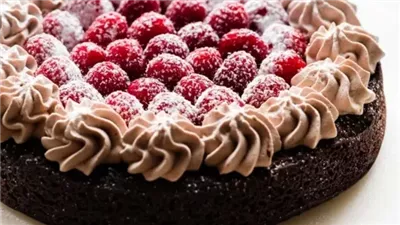 lourless Chocolate Cake (With Mocha Whipped Cream