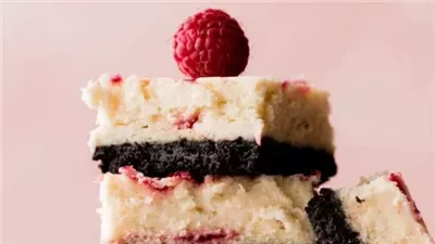 White Chocolate Raspberry Cheesecake Bars