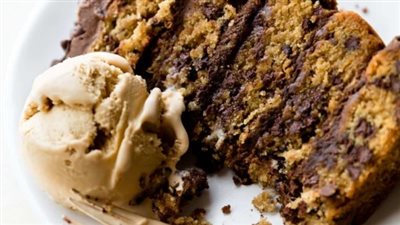 Chocolate Chip Cookie Layer Cake