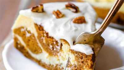 Pumpkin Cake Cheesecake