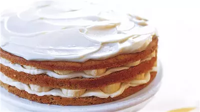 Banana Layer Cake with Mascarpone Frosting