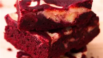 Red Velvet Cheesecake Swirl Brownies