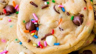 Cake Batter Chocolate Chip Cookies