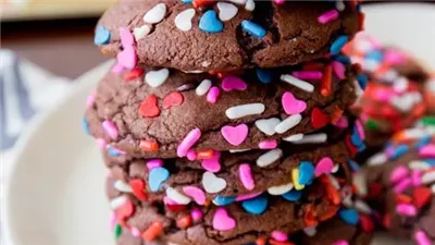 Chocolate Cake Mix Cookies