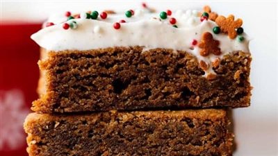 Gingerbread Cookie Bars