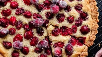 Cranberry Frangipane Tart (GF)