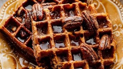 Pumpkin Spice Waffles