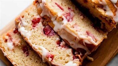 Glazed Strawberry Bread