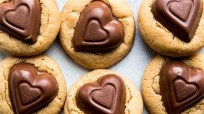 Peanut Butter Sweetheart Cookies