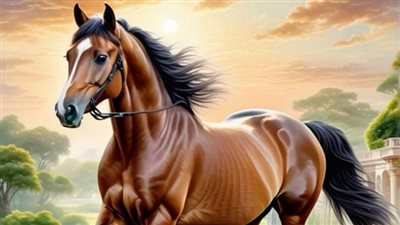 How to Train Your Horse's Mane to Lie Flat on One Side