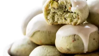 Pistachio Drop Cookies