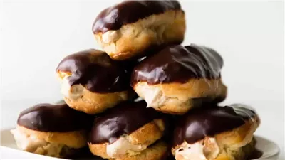 Homemade Eclairs with Peanut Butter Mousse Filling