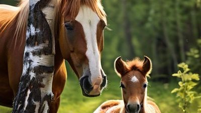How to Shorten a Horse's Mane with Scissors