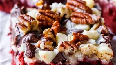 Red Velvet Layer Bars