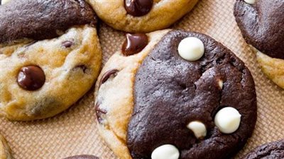 Double Chocolate Chip Swirl Cookies