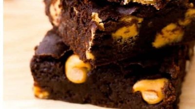 Fudge Brownies with Peanut Butter Chips