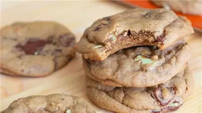Soft Andes Mint Chocolate Chunk Cookies