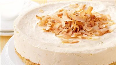 Lime Coconut Cheesecake