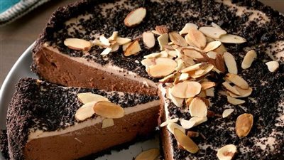 Double Chocolate Almond Cheesecake