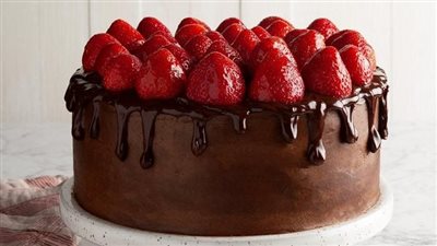 Chocolate-Strawberry Celebration Cake