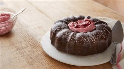Chocolate Raspberry Pound Cake