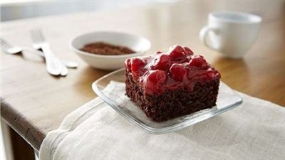 Chocolate Cherry Upside-Down Cake