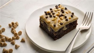 Sea Salt Caramel Poke Cake