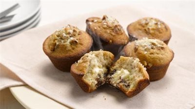 Creamfilled Banana Cupcakes